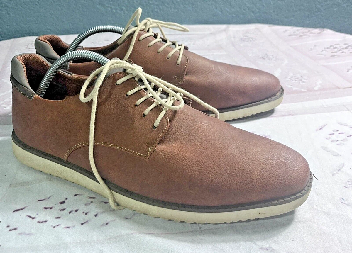 Dr. Scholls Sync Mens Size 10 44 Oxford Sport Shoe Comfort Brown