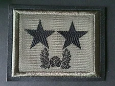 ROK Army 2 Stars GENERAL Commander's Combat Hel*** PATCH / CURRENT ORIGINAL(OD)