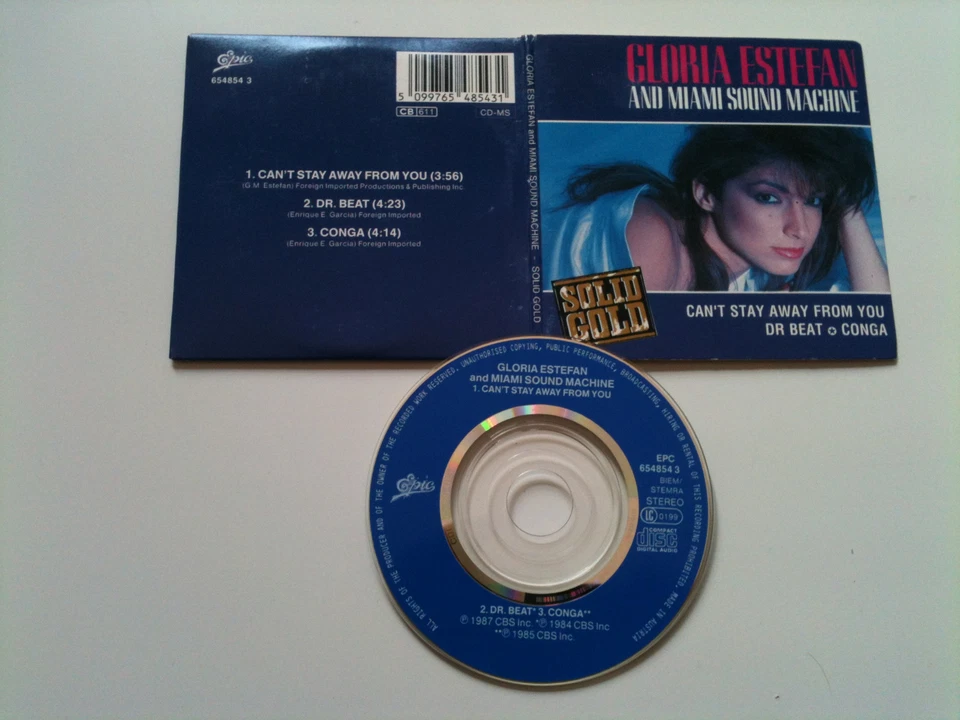 Gloria Estefan - Can't Stay Away From You / Dr Beat / Conga - 3" Mini CD Single - Bild 2 von 2