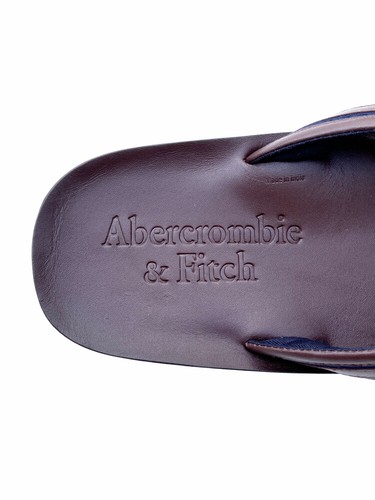 Sandalia chanclas Abercrombie Fitch para hombre L a cuero chanclas | eBay