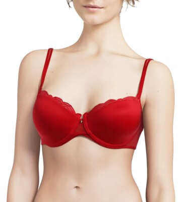 Chantelle Pyramid Basket Bra Red