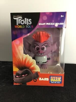 Trolls,Radiergummi,Megapuzzle,4Teile, BARB,mehrfarbig,Karton