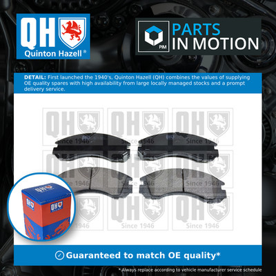 Brake Pads Set fits PEUGEOT 4007 GP 2.4 Front 07 to 13 QH 1620368480 425387 New