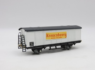 JRD 123 Kronenbourg Carro Waren SNCF 914.852 Unic Tracteur Railroute Anhänger