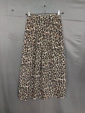 HUSH leopard print midi skirt size 6
