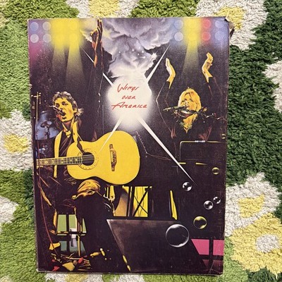 WINGS OVER AMERICA Songbook 1977 Paul McCartney Beatles Music Concert Photos
