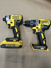 Dewalt 20V MAX 1/4" Impact Driver DCF887  1/2" Hammer Drill DCD791 Brushless