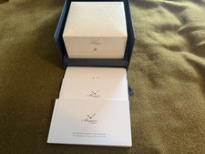 [Quasi Nuovo] Breguet Scatola Portaoggetti Originale Legno Orologio Con Scatola Esterna E Documenti