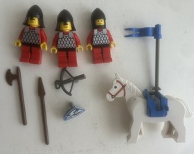 Lego 6059 Knights Stronghold 97% COMPLEE + Figures RETIRED Vintage LOOK!