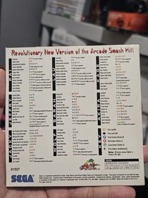Virtua Fighter Remix (Sega Saturn, 1995) Promotional Copy Not For Resale Sleeve