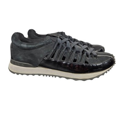 L.A.M.B. by Gwen Stefani Bennie Sneakers 6.5 Black Suede Patent Leather Casual