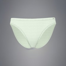 NWT VICTORIA SECRET PINK Seamless Bikini Panty Lace Trim Mint Green L