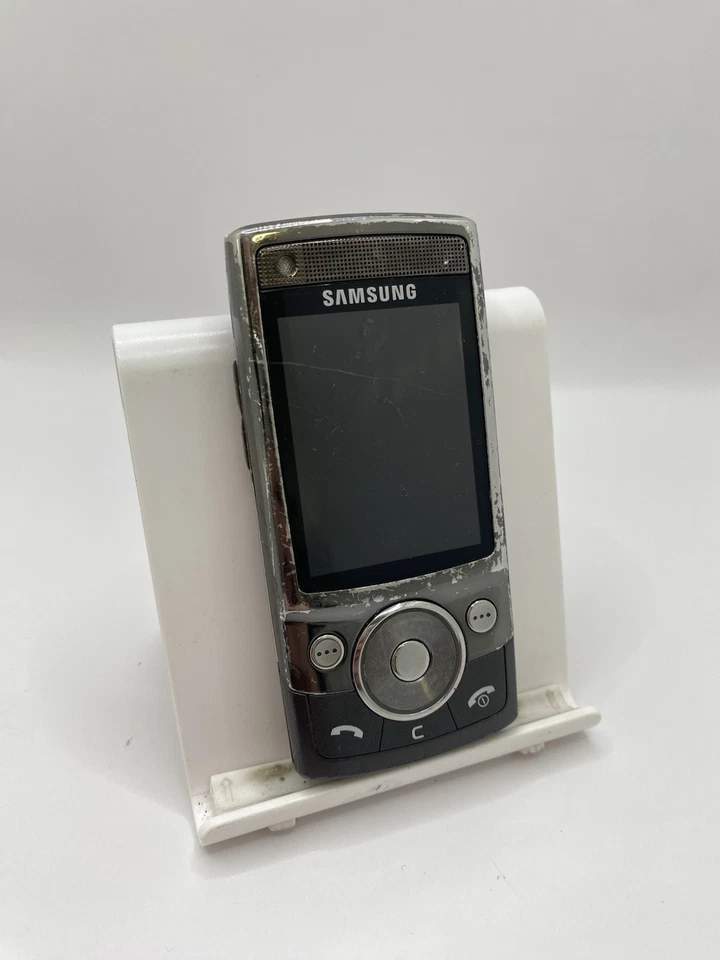 Great Condition ----UNLOCKED----Samsung SGH G600 Silver Chrome Grey Mobile Phone, photo 3 of 5
