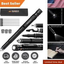 Compact 7-in-1 Tactical Pen: Self Defense, Ballpoint,  Multi-Use Tools Inside
