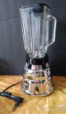 Vintage Oster Osterizer 2 Speed Chrome Beehive Blender Model 449 Works