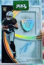 2025 Panini Immaculate Ashton Jeanty Auto Shadow Box Signatures Rc /49