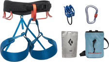 Men's Climbing Harness Set with Adjustable Loops and Comfort Features