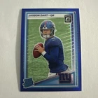 2025 Panini Donruss Optic - Rated Rookie Jaxson Dart #273 Blue Hyper Prizm (RC)