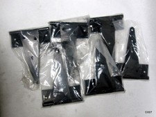 6 Pack of 8" Black Heavy Duty T-Strap Hinge Gate Barn Shed Door Iron Hinges