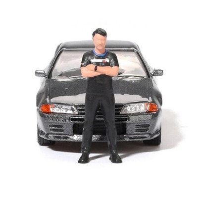 Mini GT 1:64 Nissan Skyline GT-R (R32) Nismo Gunmetal w/ Matsuda