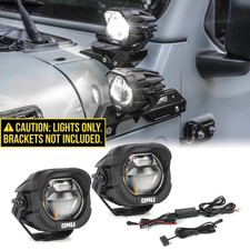 2pcs A-pillar Dual Led Spotlight Pods Driving Light High Low Beam Spot Lamp Kit 2pcs A-pillar Dual Led Spotlight Pods Driving Light High Low Beam Spot Lamp Kit