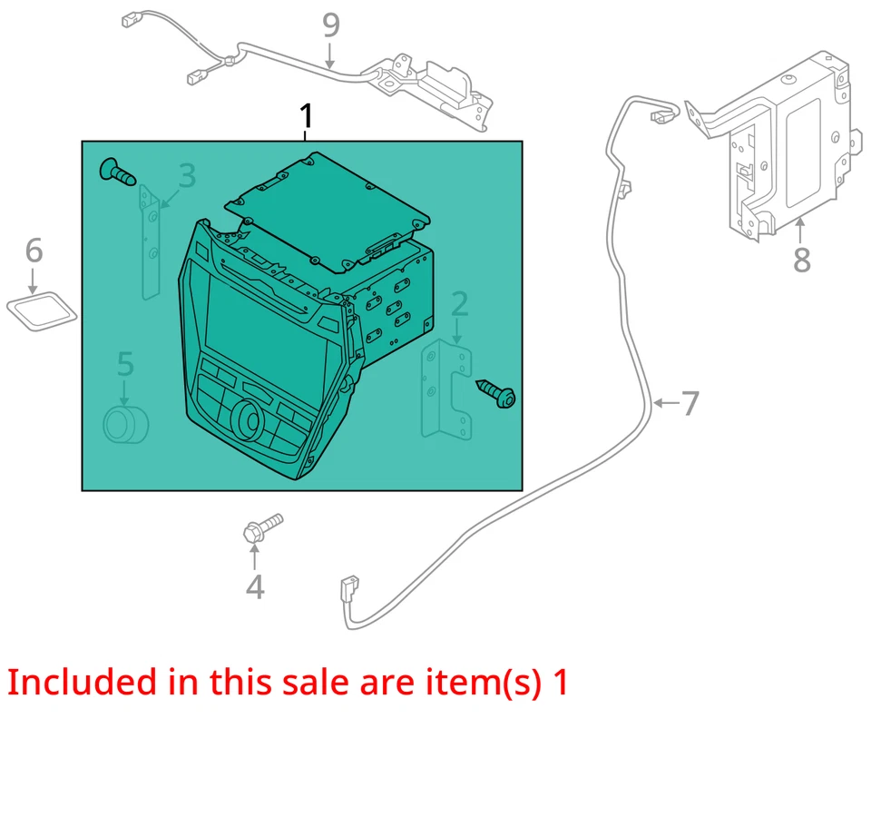 Hyundai Santa Fe 2019 radio de navegación Foto 2 de 4