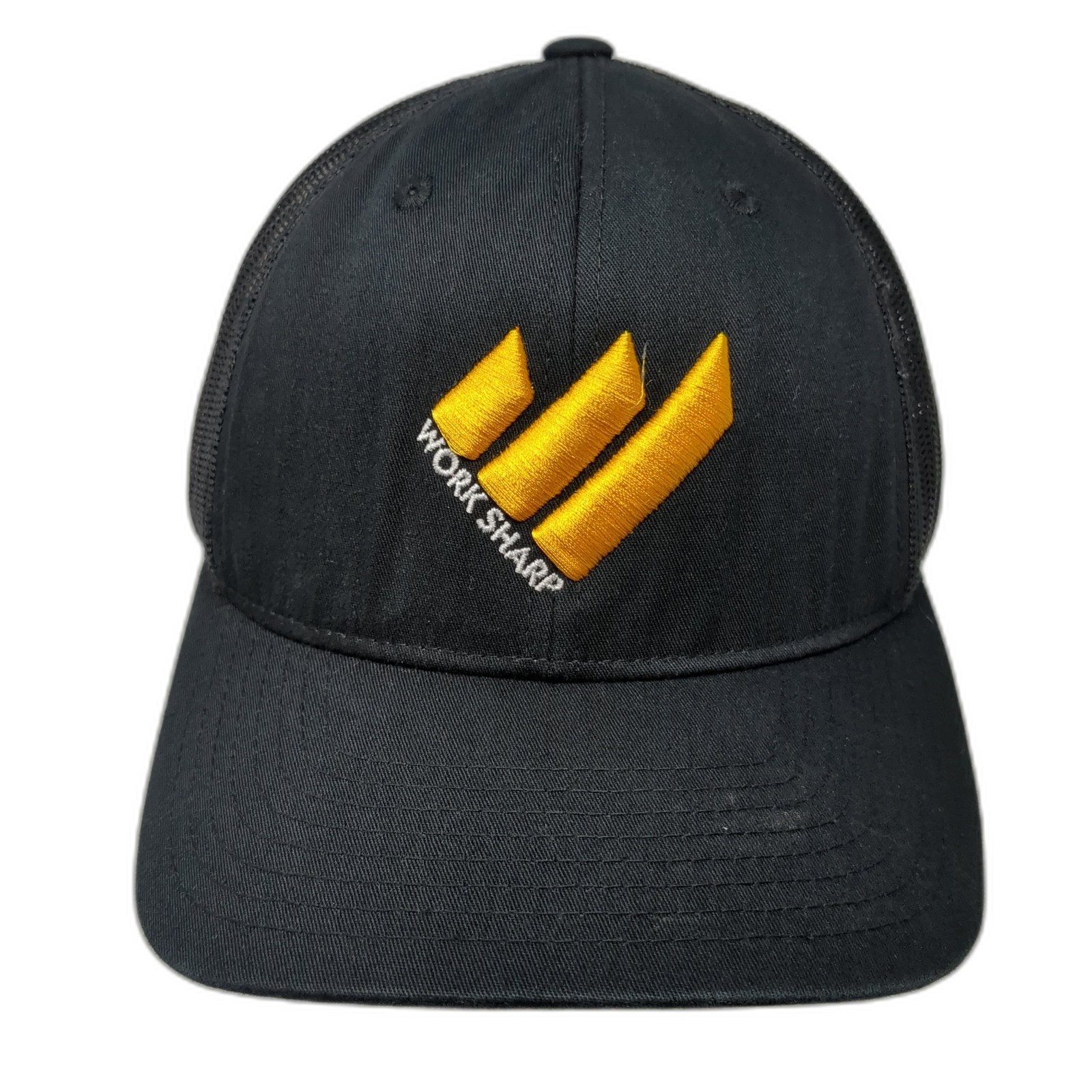 Work Sharp Snapback Trucker Hat Black One Size Em… - image 1