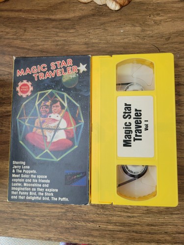 Magic Star Traveler VHS Volume 1 Jerry Lane & Puppets Kids Sci-Fi Puffins - Picture 3 of 3