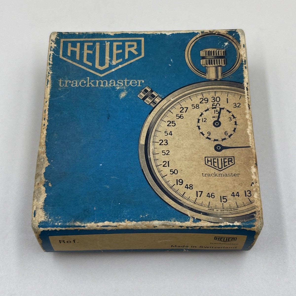 Heuer Trackmaster Stopwatch White Dial Working | eBay