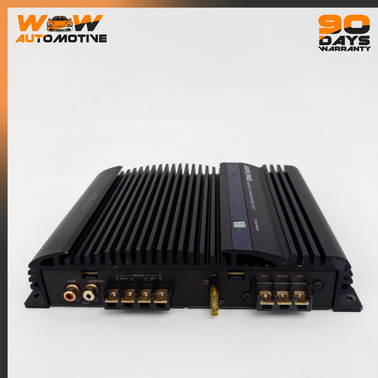 91 CHEVROLET CORVETTE С4 ALPINE 3547 2 CHANNEL BRIDGEABLE POWER AMPLIFIER AMP