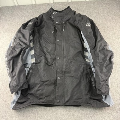 Joe Rocket Jacke Herren 5XL schwarz grau Touring Motorrad reflektierend belüftet lang