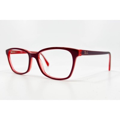 Ray-Ban Eyeglasses Women Red RB 5362 5777 Full Rim Square 54-17-140
