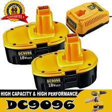 2Pack 18V XRP Battery for DEWALT DC9096-2 DW9095 DW9096 DC9098 DC9099 Cordless