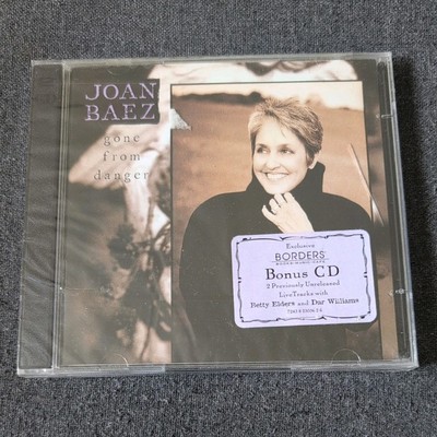 Gone From Danger - Joan Baez -2 CD SEALED -BONUS  W/ DAR WILLIAMS & BETTY ELDERS