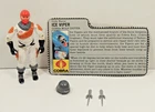 Vintage 1987 GI Joe Cobra Figure  ICE VIPER  v1 Complete with File Card