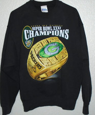 Vintage Green Bay Packers Crewneck Sweatshirt Super Bowl Champions Large