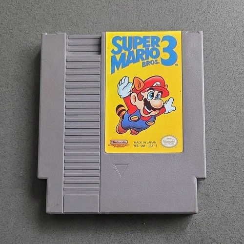 Nintendo Super Mario Bros. 3 NES Platformer Game Cartridge NTSC-U/C