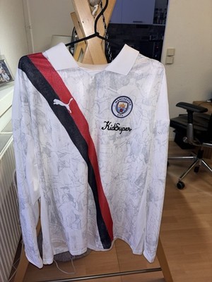Puma x KidSuper Manchester City Retro Shirt Langarm Gr. XL