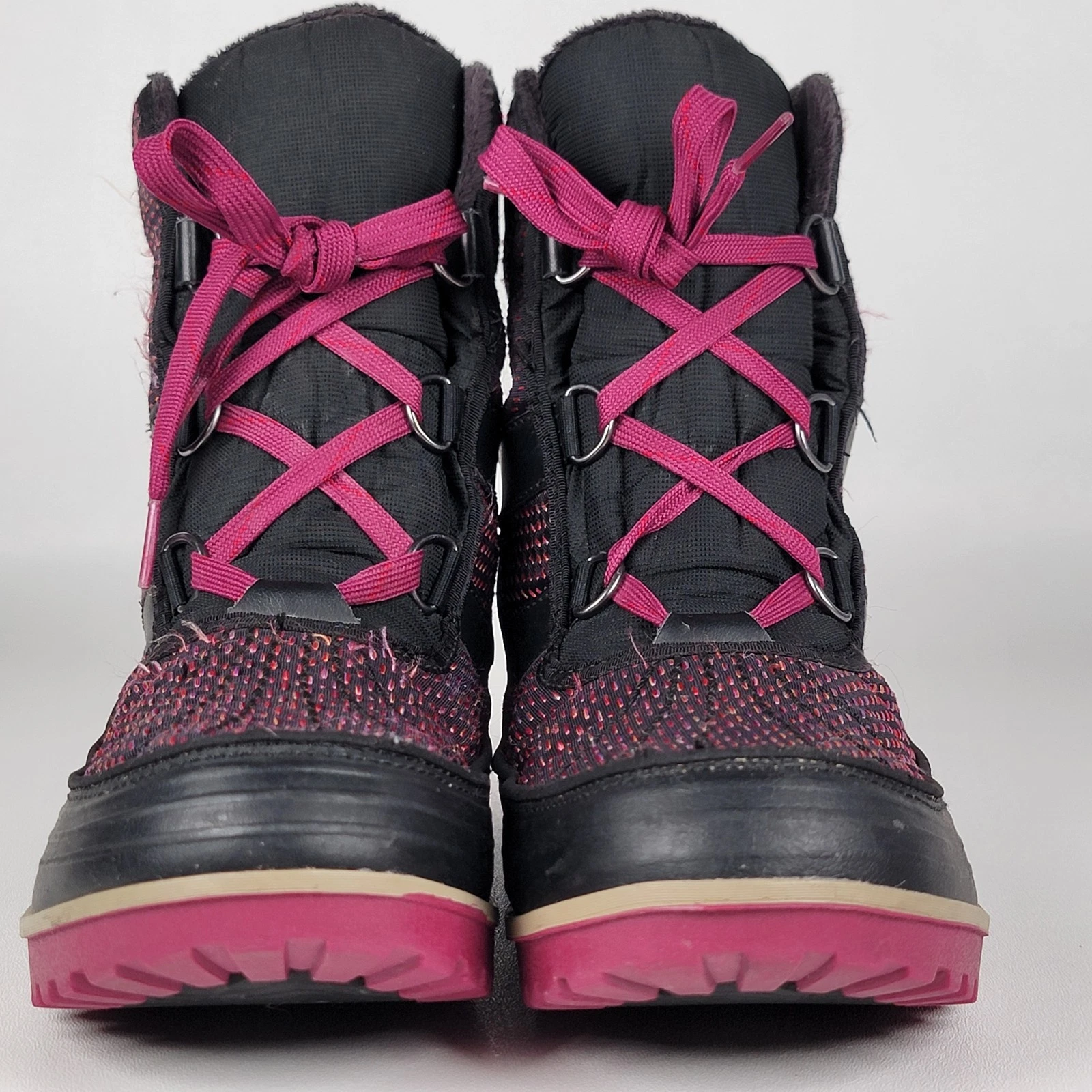 Sorel Tivoli II Women's Snow Boots Purple Fleece Lined Winter Size 10
