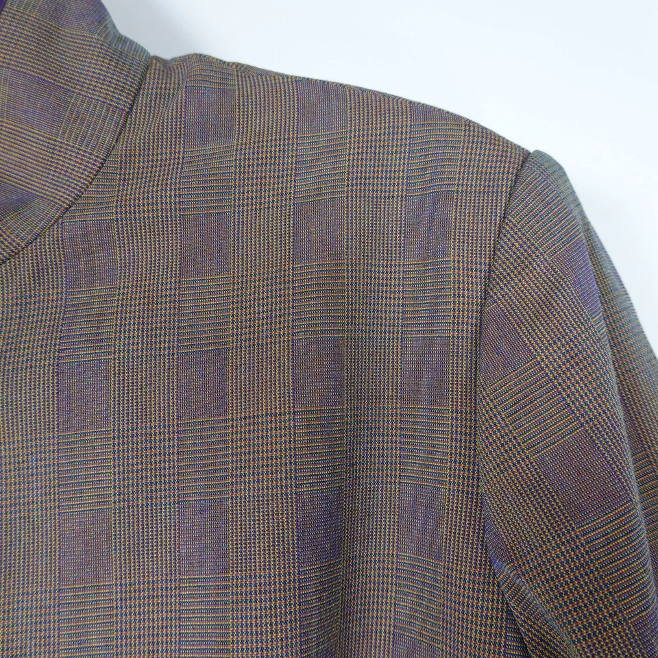 Shanghai Tang Pantalón Chaqueta Conjunto de 2 Piezas Mujer 10 Cuadros Seda Diseñador Lujo Oriental Foto 4 de 4