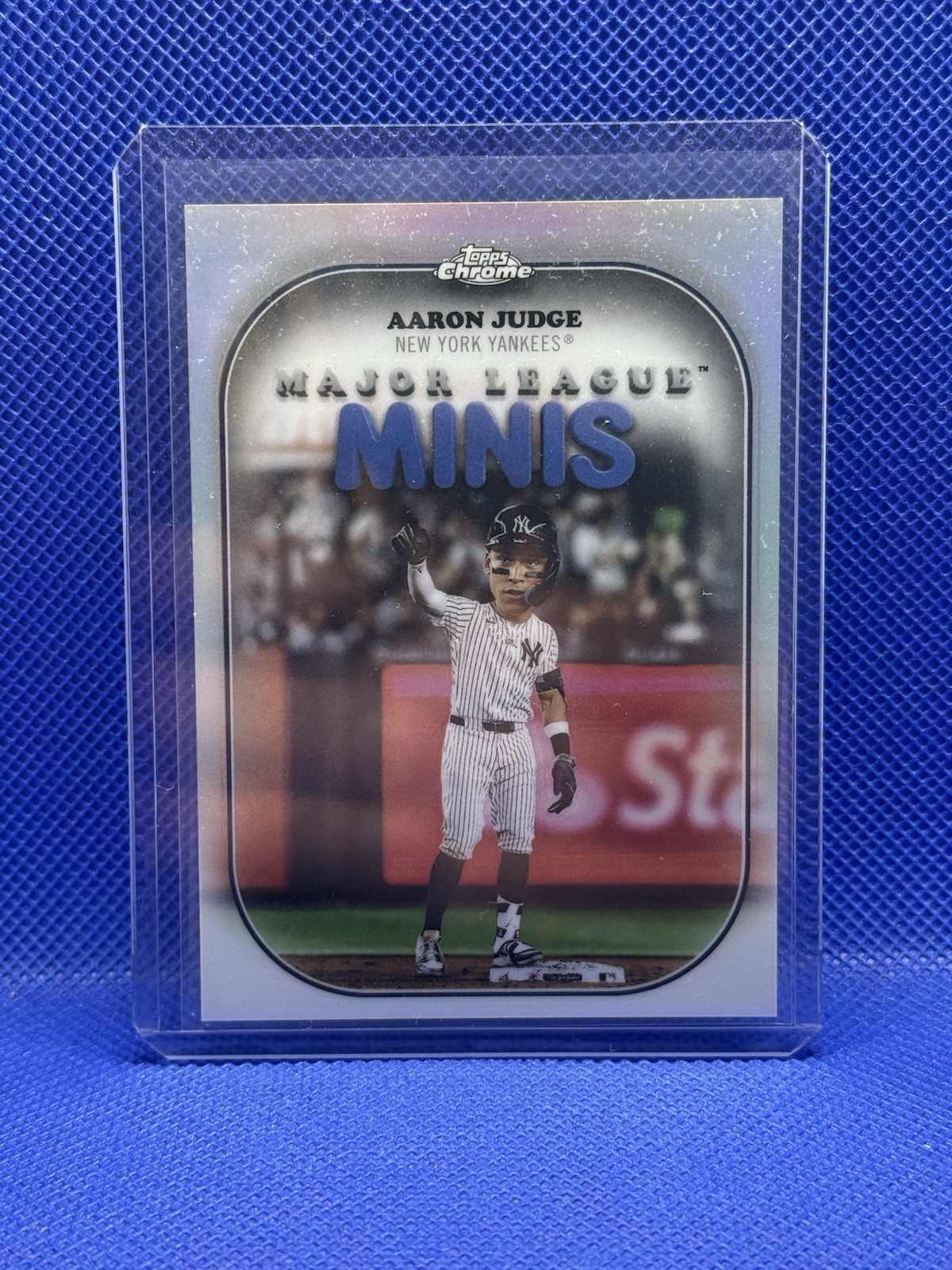 2025 Topps Chrome Update Major League Minis #MM2 Aaron Judge SP YANKEES
