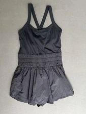 Free People Large FP Movement Womens The Way Home One Piece Skortsie Romper