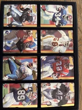 1992 Action Packed Football, NFLPA/MDA Awards Dinner, 16 Card Set 24k Gold Trim