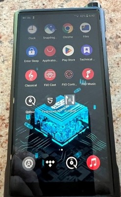 FiiO M15S Hi-Res Portable Digital Audio Player. ESS Sabre, ROON, Tidal, iTunes,