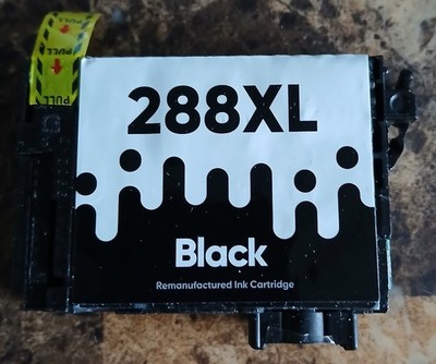  288XL Black Ink Cartridge New Unsealed for Epson XP-434 Printer
