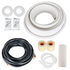LABLT 50 Ft Install Kit Fits For Mini Split Heat Pump Systems 1/4In - 1/2In Dia.