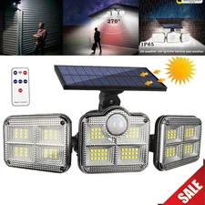 122 LED Solar Lights Outdoor 50000LM Waterproof Motion Sensor Security Wall Lamp
