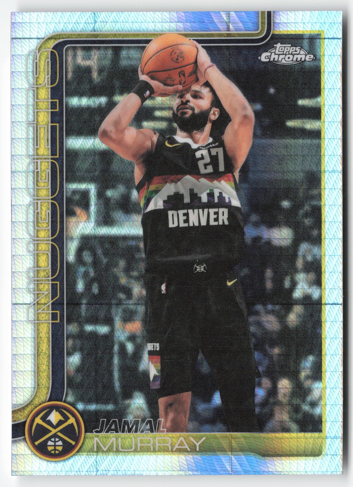 2025-26 Topps Chrome Update #13 Jamal Murray Prism Refractor