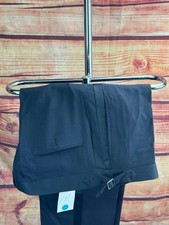Todd Snyder Men's Black Wool/Lycra Tuxedo Dress Pants Size US 34 REGULAR