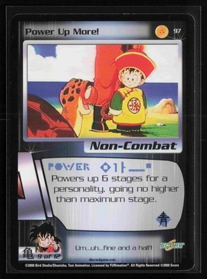 2000 Score DBZ Saiyan Saga #97 Power Up More! UNLIMITED MP